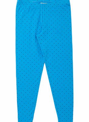 Bhs Girls Girls Spot Leggings, blue 1062391483