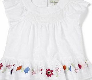 Bhs Girls Girls White Dobby Tunic, white 9269470306