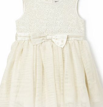 Bhs Girls Ivory Sequin Tutu Dress, ivory 19400120904