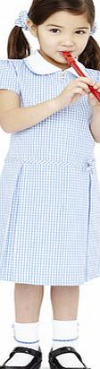 Bhs Girls Junior Girls Blue Zipped Gingham School