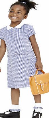 Bhs Girls Junior Girls Navy Zipped Gingham School