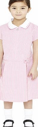 Bhs Girls Junior Girls Pink Zipped Gingham School