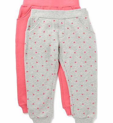 Bhs Girls Multi 2 Pack Joggers, multi 9265649530