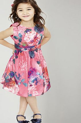 Bhs Girls Multi Floral Printed Dress, multi