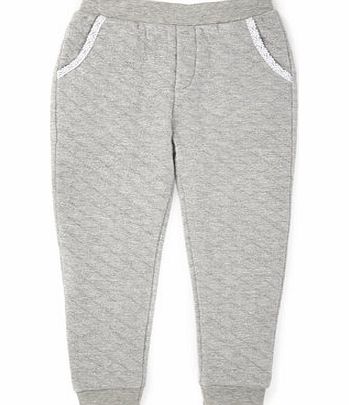 Bhs Girls Quilted Grey Joggers, grey 9267450870