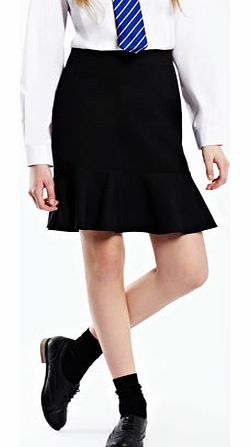 Girls Tammy Girls Black Fluted Skirt, black