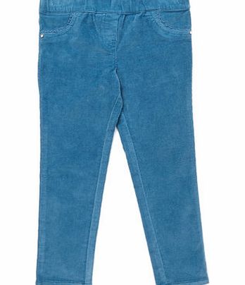 Bhs Girls Teal Cord Jeggings, teal 9266473201