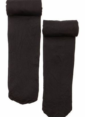 Bhs Girls Two Pack Black 70D Tights, black 1496998513