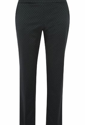 Bhs Green Jacquard Skinny Trousers, green 19127269533