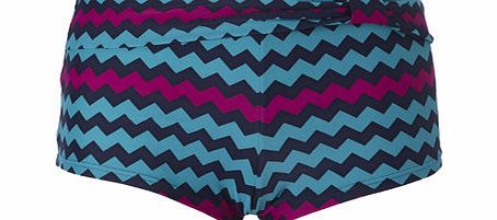 Bhs Green Multi Great Value Chevron Print Swim