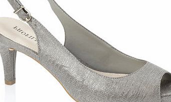 Bhs Grey Platform Sling Back Shoe, grey 2846840870