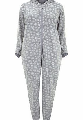 Bhs Grey Snowflake Onesie, grey 12613290870