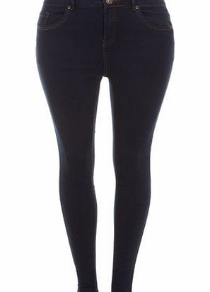 Bhs Indigo Super Stretch Regular Leg Jeans, indigo