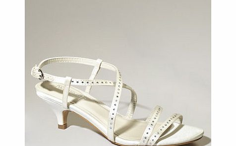 Bhs Ivory Diamond Strippy Sandal, ivory 2845710904