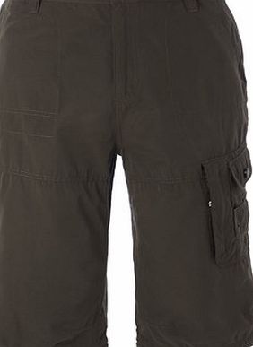 Bhs Khaki Trek 3/4 Length Shorts, Green BR57E01GGRN