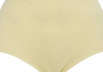 Bhs Lemon Cotton Full Brief, lemon 4805429182