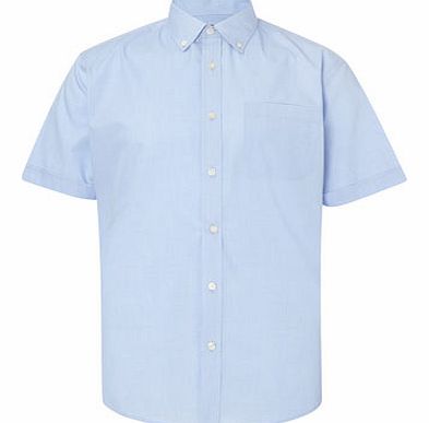 Bhs Light Blue Plain Shirt, Blue BR51P02ABLU