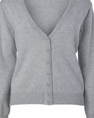 Bhs Light Grey V Neck Cardigan, light grey 588053512