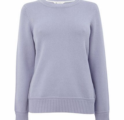 Bhs Lilac Cotton Rich Crew Jumper, lilac 586111499