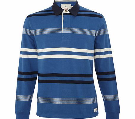 Bhs Long Sleeve Rugby Top, Blue BR54P06FBLU