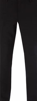 Bhs Mens Black Great Value Slim Fit Trousers, Black