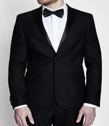 Bhs Mens Black Great Value Slim Fit Tuxedo Jacket,