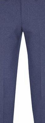 Bhs Mens Blue Melange Heritage Twist Regular Fit