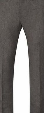 Bhs Mens Burton Light Grey Texture Skinny Fit Formal