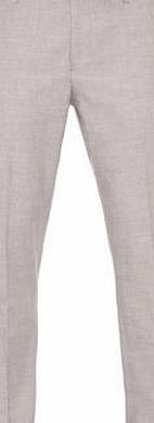 Bhs Mens Burton Light Rose Slim Fit Formal Trousers,