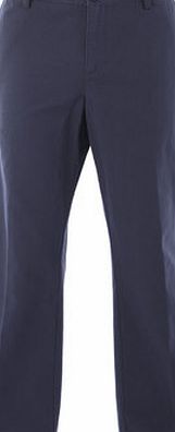 Bhs Mens Dark Blue Flat Front Chinos, Blue BR58A02GBLU