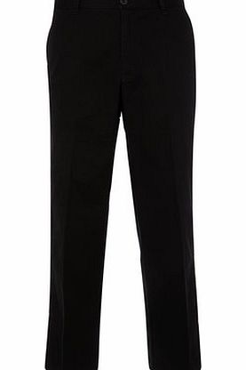 Bhs Mens Relaxed Fit Black Chinos, Black BR58R01FBLK