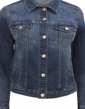 Bhs Mid Vintage Wash Denim Jacket, mid wash 881655688