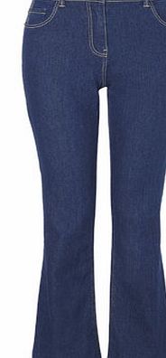 Bhs Mid Wash Longer Length Boot Cut Jean, mid wash