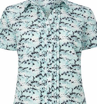 Bhs Mint Green Pleat Front Shirt, mint 18940418942