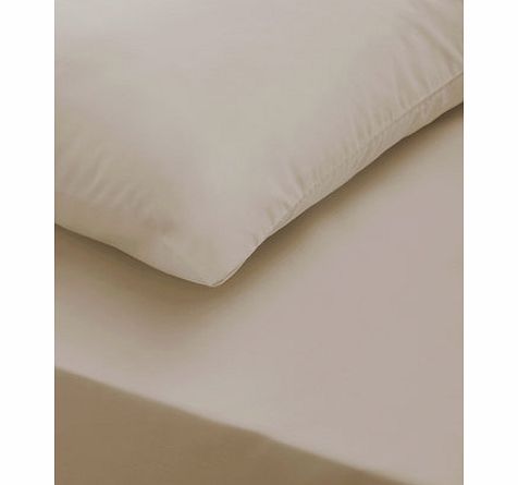 Bhs Mocha Egyptian cotton flat sheet, mocha 1894021071