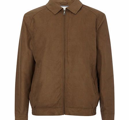 Bhs Mock Suede Harrington Jacket, NATURAL BR56F03ENAT