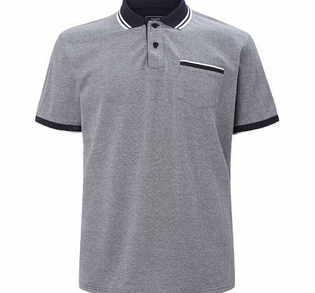 Navy Birdseye Polo Shirt, Blue BR52P22FNVY