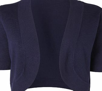 Bhs Navy Bow Back Ocassion Bolero, navy 588160249