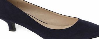 Bhs Navy Kitten Heel Court Shoes, navy 2845370249