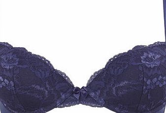 Bhs Navy Lace Plunge Bra, navy 2304160249