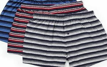 Bhs Navy Mix 3 Pack Boxers, Blue BR60J02GBLU