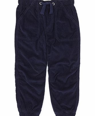 Bhs Navy Pull On Cord Trousers, navy 1617710249