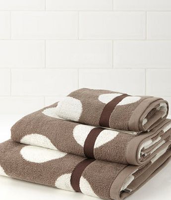 Bhs Neutral Oversized Spot Towels, neutral 1947530824