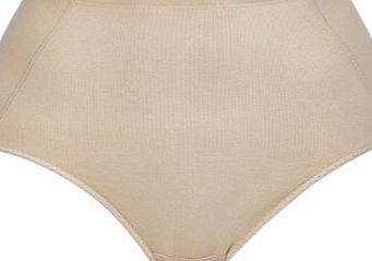 Bhs Nude Cotton Shaping Brief, nude 4805203150