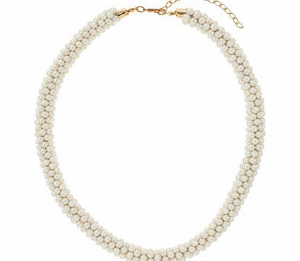 Bhs Pearl Rope Necklace, cream 12179340005