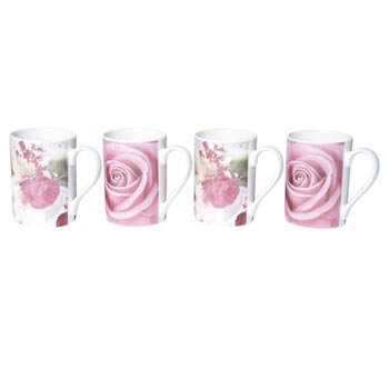 bhs Photographic 4 piece mug pack