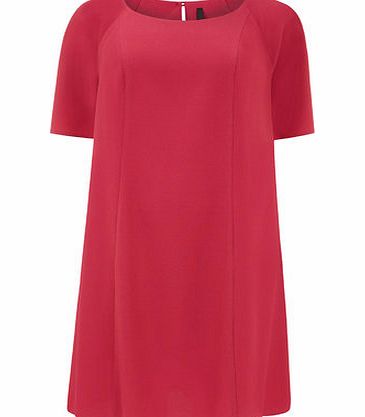 Bhs Pink Crepe Swing Dress, pink 12612180528