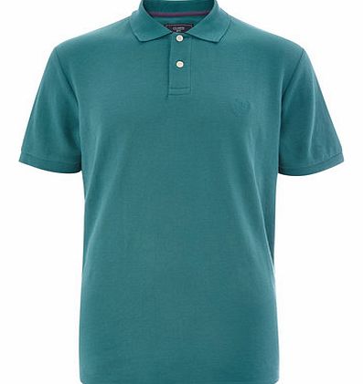 Bhs Plain Green Polo Shirt, Green BR52P01FGRN