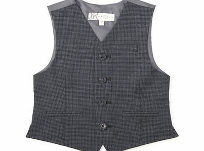 Bhs Puppytooth Waistcoat, charcoal 1617730143