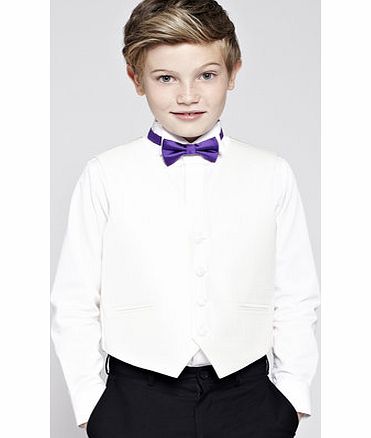 Bhs Purple Satin Bow Tie, purple 6505850924